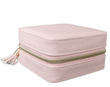 Marie Large Signature Travel Jewelry Case - Pink