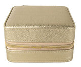 Marie Large Signature Travel Jewelry Case - Gold