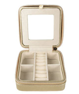 Marie Large Signature Travel Jewelry Case - Gold
