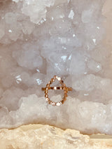 Beaded Teardrop Ring