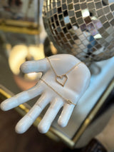 Beaded Sparkle Heart Necklace