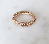 Beaded Ring Band (Smooth/Beaded Texture)