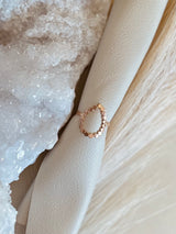 Beaded Teardrop Ring