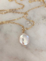 Coin Pearl Necklace