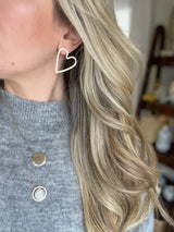 Open Heart Studs (Large)