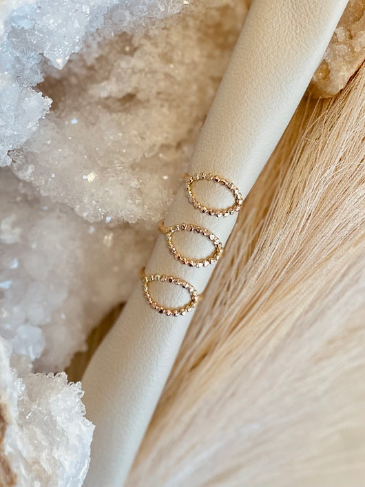 Beaded Evil Eye Ring