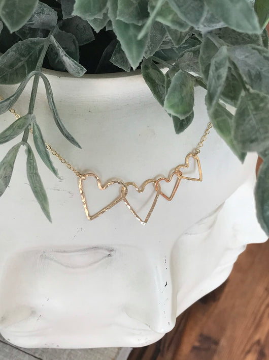 Graduating Family of Hearts Necklace (4)