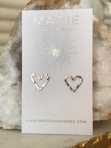 Open Heart Studs (Mini)