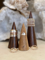 Beaded Evil Eye Ring