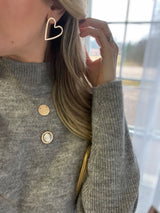 Open Heart Studs (Large)