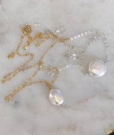 Coin Pearl Necklace
