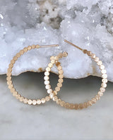 Ellie Beaded Hoops