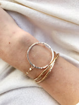 Signature Shaped/Sparkle Chain Bracelet