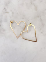 Open Heart Studs (Large)