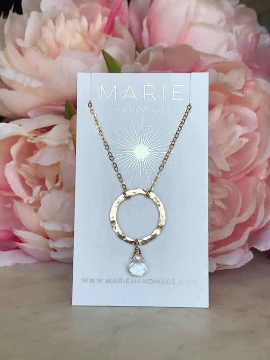 Infinity Quartz Necklace