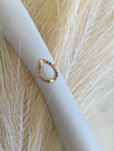 Beaded Teardrop Ring