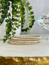 Twisted Hammered Bangle