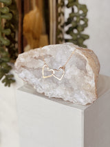 Interlocking Double Hearts Necklace