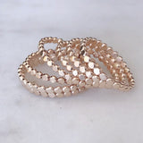 Beaded Ring Band (Flat Texture)
