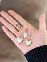 Eva Elongated Heart Necklace