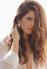 Signature Shaped/Sparkle Chain Bracelet