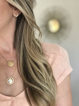 Coin Pearl Bloom Necklace