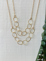 Audrey Double Chain Necklace