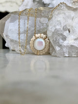 Coin Pearl Bloom Necklace