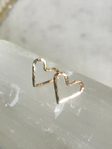 Open Heart Studs (Mini)