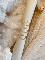 Beaded Evil Eye Ring