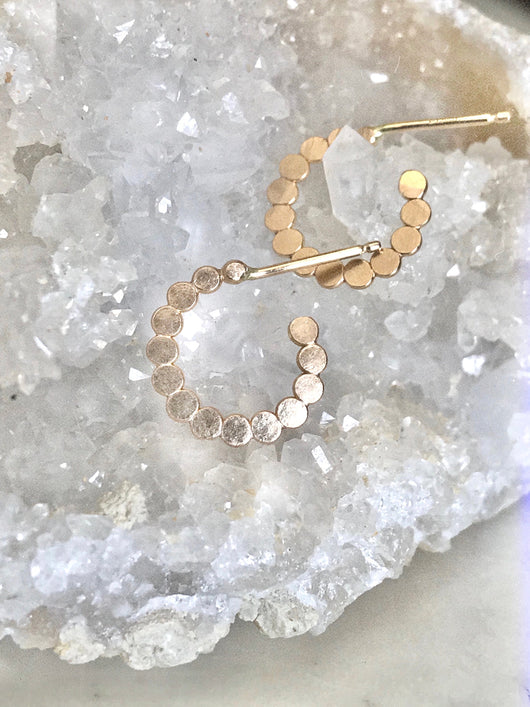 Ellie Beaded Hoops