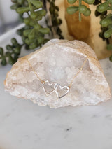Interlocking Double Hearts Necklace