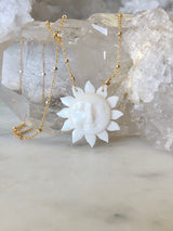 Celestial Sun Face Necklace
