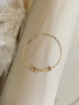 Mini Paperclip Chain Bracelet