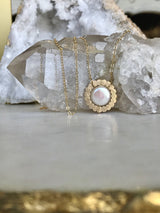 Coin Pearl Bloom Necklace