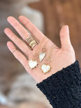 Eva Elongated Heart Necklace