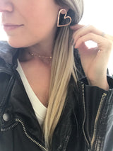 Open Heart Studs (Large)