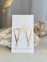 Alexis Moonstone Studs