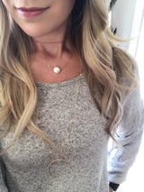 Coin Pearl Necklace
