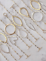 Signature Shaped/Sparkle Chain Bracelet