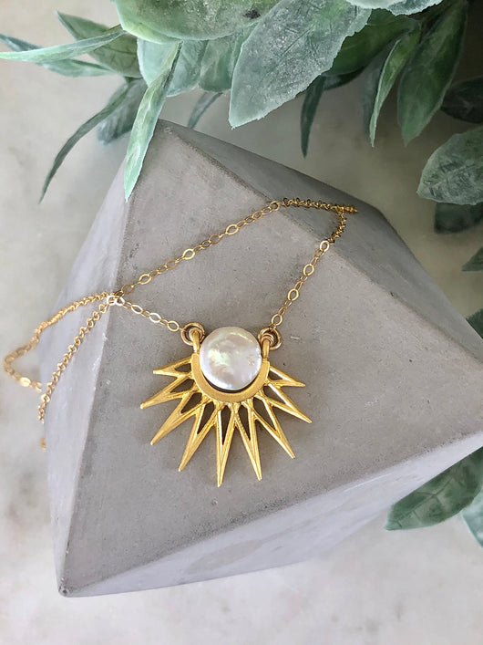 Celestial Sunbeam Necklace