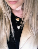 Coin Pearl Bloom Necklace