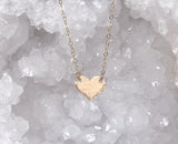 Beveled Heart Necklace