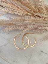 Ellie Beaded Hoops
