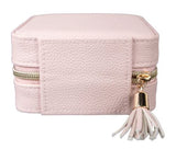 Marie Large Signature Travel Jewelry Case - Pink