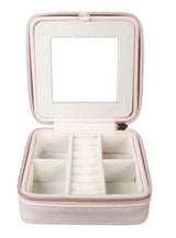 Marie Large Signature Travel Jewelry Case - Pink
