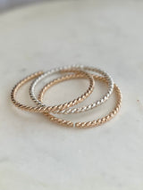 Twisted Hammered Cuff