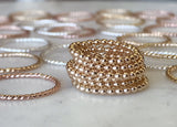 Beaded Ring Band (Smooth/Beaded Texture)