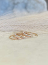 Beaded Ring Band (Sparkle Texture)
