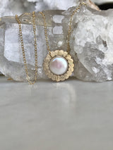 Coin Pearl Bloom Necklace
